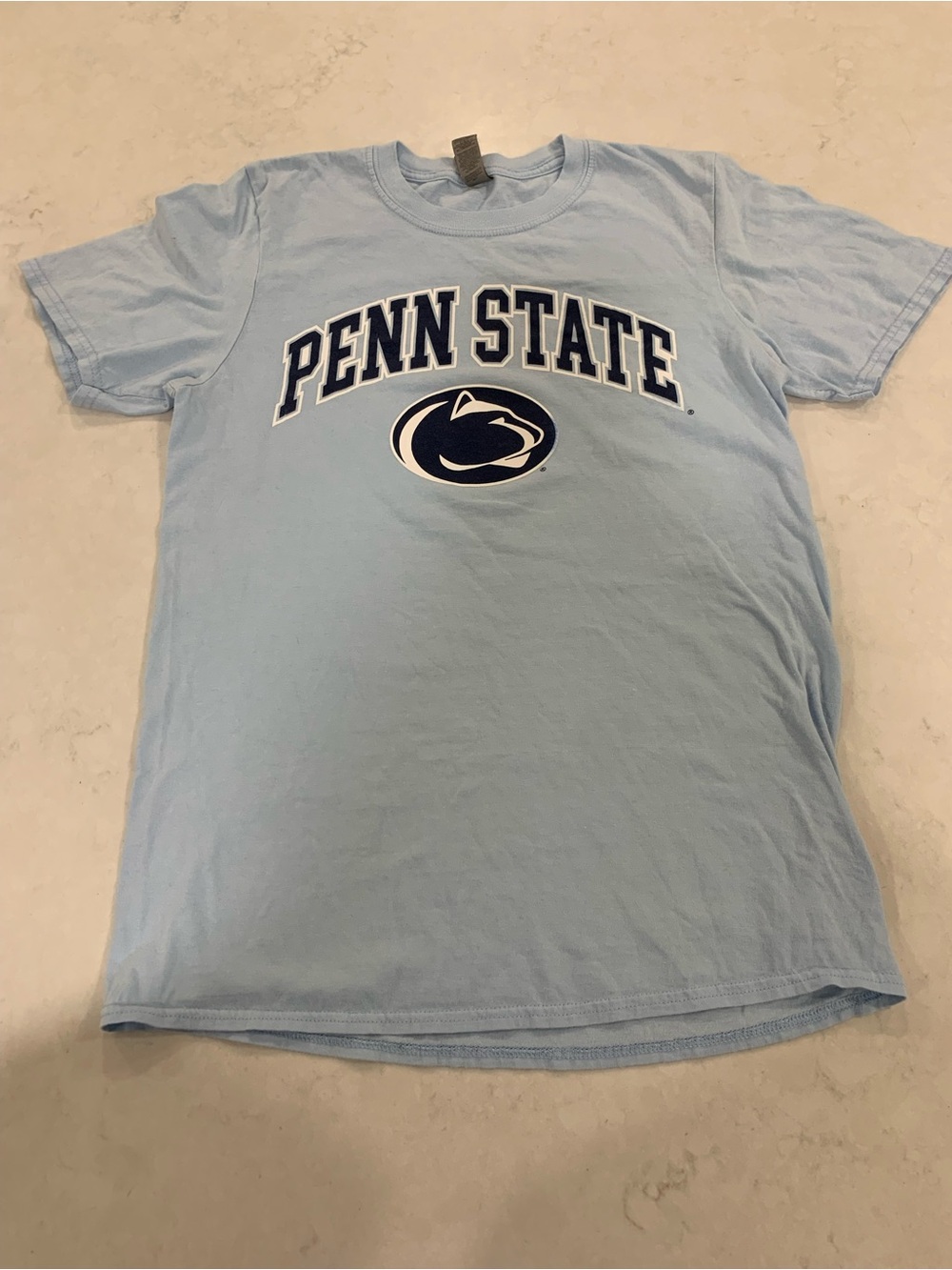 Gildan Light Blue Penn State Graphic Tee